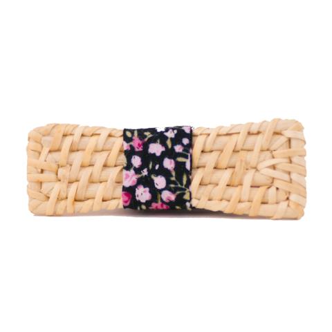 VIRGINIA Rattan selling Woven Wicker Pink Bow Tie